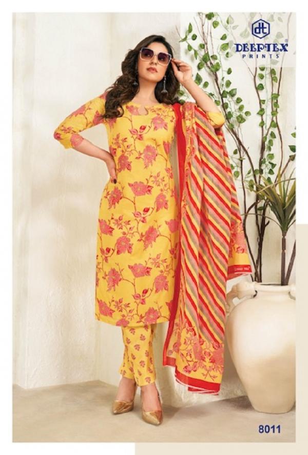 Deeptex Miss India Vol 80 Cotton Printed Dress Mateial 